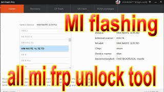 All latest Redmi online/offline flashing tool | all mi frp unlock tool  2021 screenshot 4