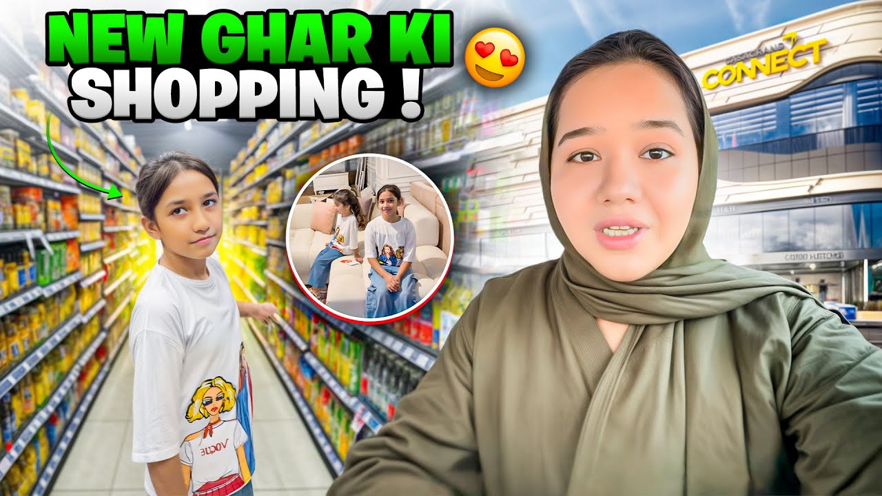 New ghar ki shopping | Mustafa k liye dua kren | Sitara yaseen vlog 