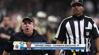 Cowboys Exec Stephen Jones Is “Not Totally Comfortable” with New P.I. Rules | The Rich Eisen Show