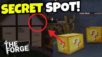 ALL HIDDEN OP QUESTS & EASTER EGGS IN THE FORGE! (ROBLOX)