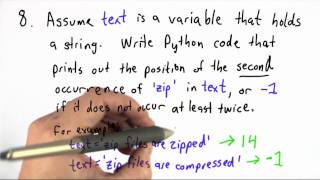 Find 2 - Intro to Computer Science