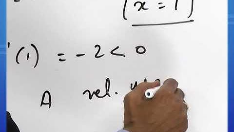 Maxima And Minima | Calculus | MATHEMATICS  - Part 01 | GATE | Dr. Ramamurthy Suri