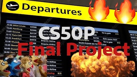 CS50P Final Project | Flight Terminal ✈️✈️