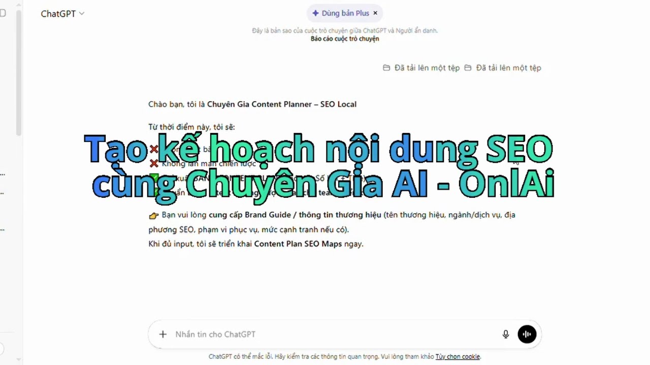 Hướng dẫn tạo kế hoạch nội dung chuẩn SEO cho kênh local I AI WORKFORCE