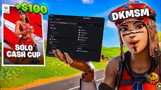 Using the BEST Slotted Fortnite Cheats in Solo Victory Cash Cup... I Won $100! screenshot 5