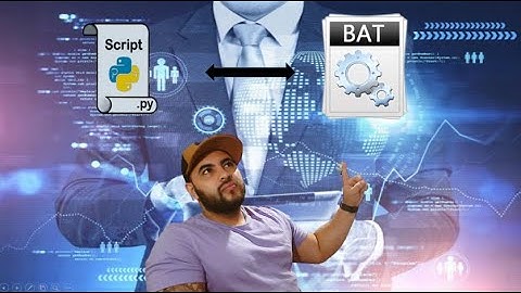 Ejecutar archivo python .py a .bat