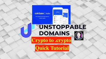 #141 Crypto to .crypto - Quick Tutorial - Coinbase Wallet - Unstoppable Domains - 👊 😎