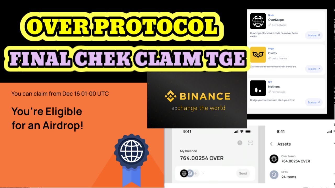 OVER PROTOCOL STEP BY STEP OPEN CLAIM TGE BLOKCHAIN L1 JP BRUTALL!!!