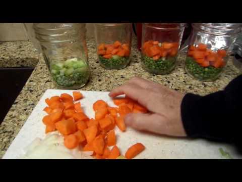 pressure canning split pea soup with ham steak