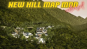 NEW HILL MAP MOD 🗾| RELEASED 💥| ETS 2 TYPE MAP MOD| FULL DETAILED VIDEO