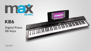 MAX Music KB6 Digital Piano 88-keys - 130.097