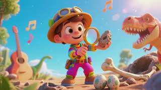 Fossil Finder Song 2 | Dino Dig Adventure Continues | Educational Kids Song