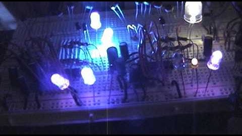 "Random" Blinking LED Breadboard