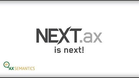 The Future of Writing: Automated Content Generation I Smart Writing with AI Assistance AX Semantics