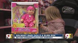 Walmart baby doll poses burn risk