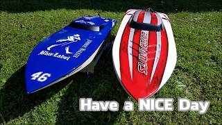 Rsv Raptor, Hurricane, Mono, Rc Raceboats, Big Crash