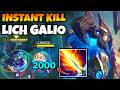 Lich bane galio makes you oneshot so fast over 1000 damage on one auto