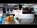 Eurostar Paris to London via underwater tunnel, First Class train trip 4K