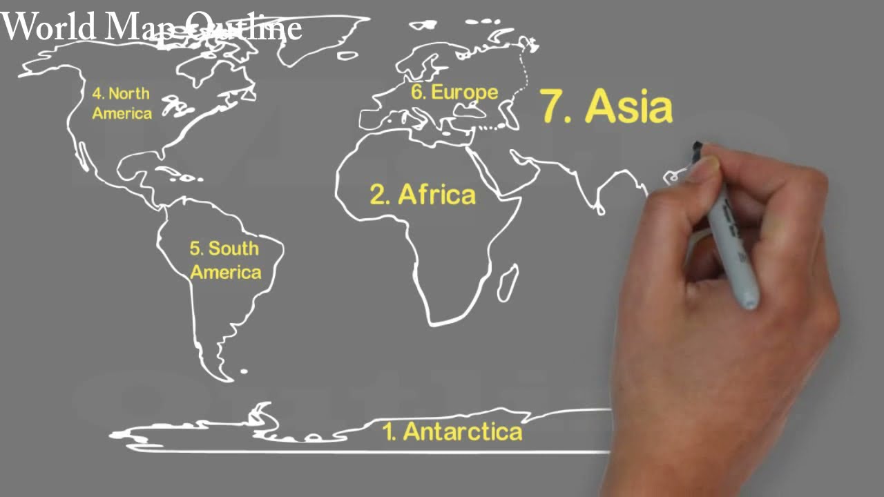 How To Draw A Easy World Map With Countries - Infoupdate.org