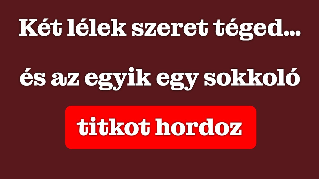 Két lélek szeret téged… és az egyik egy titkot őriz, ami megráz majd | Carl Jung