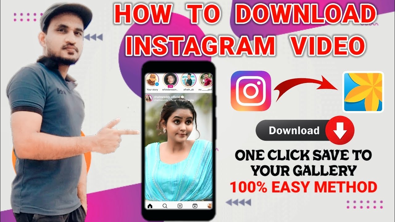 instagram video download how to download instagram reels video 100