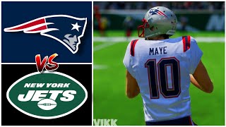 Patriots vs Jets Simulation (Madden 24 Free Agency Rosters)