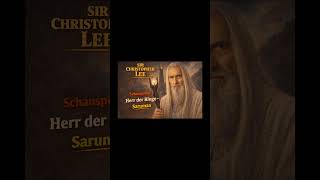 Christopher Lee 🌋Hochzeit und Privates #shorts #herrderringe #saruman #isengard #mordor #urukhai
