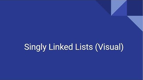 Singly Linked List(Implementation)- Ep 5