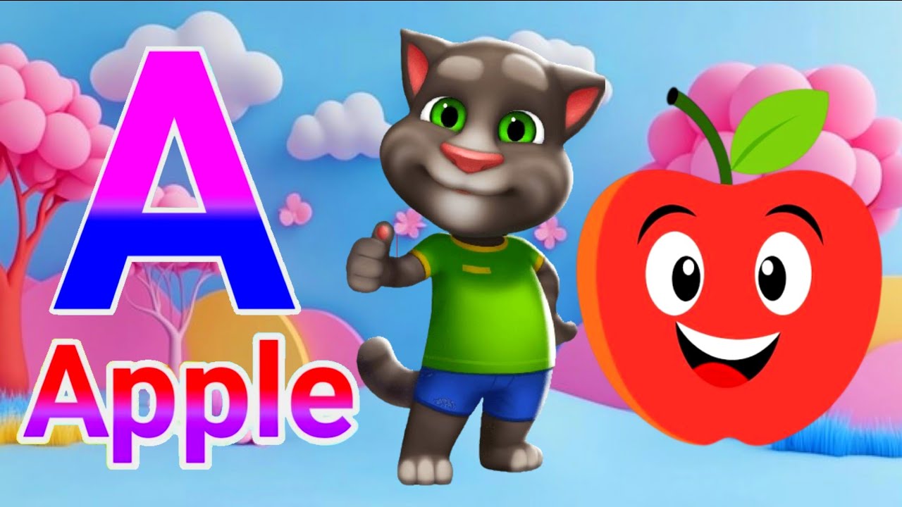 A for Apple B for Ball C for Cat D For Dog Learning Tv Phonics Song A ...