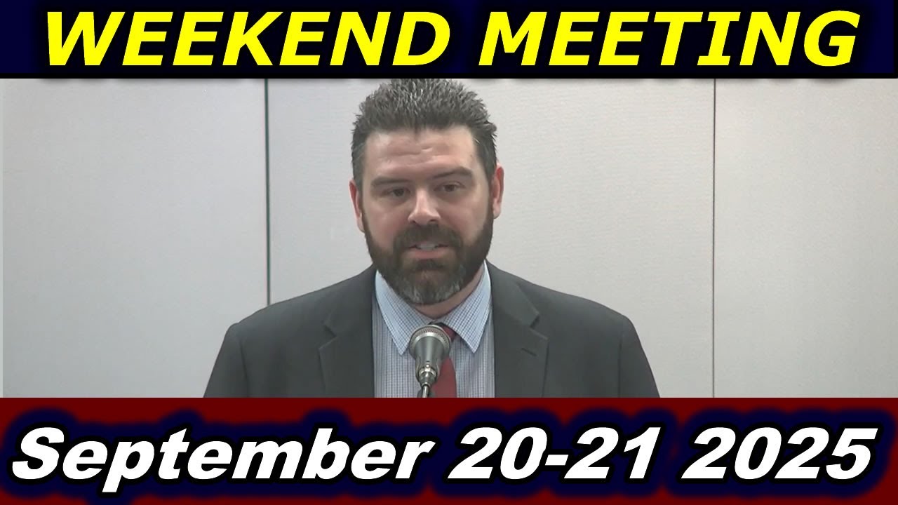 Weekend Meeting JW | September 20-21 2025 - Australia
