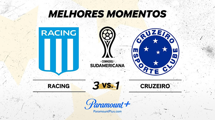 RACING 3 x 1 CRUZEIRO - CONMEBOL SUDAMERICANA 2024 | Paramount Plus Brasil