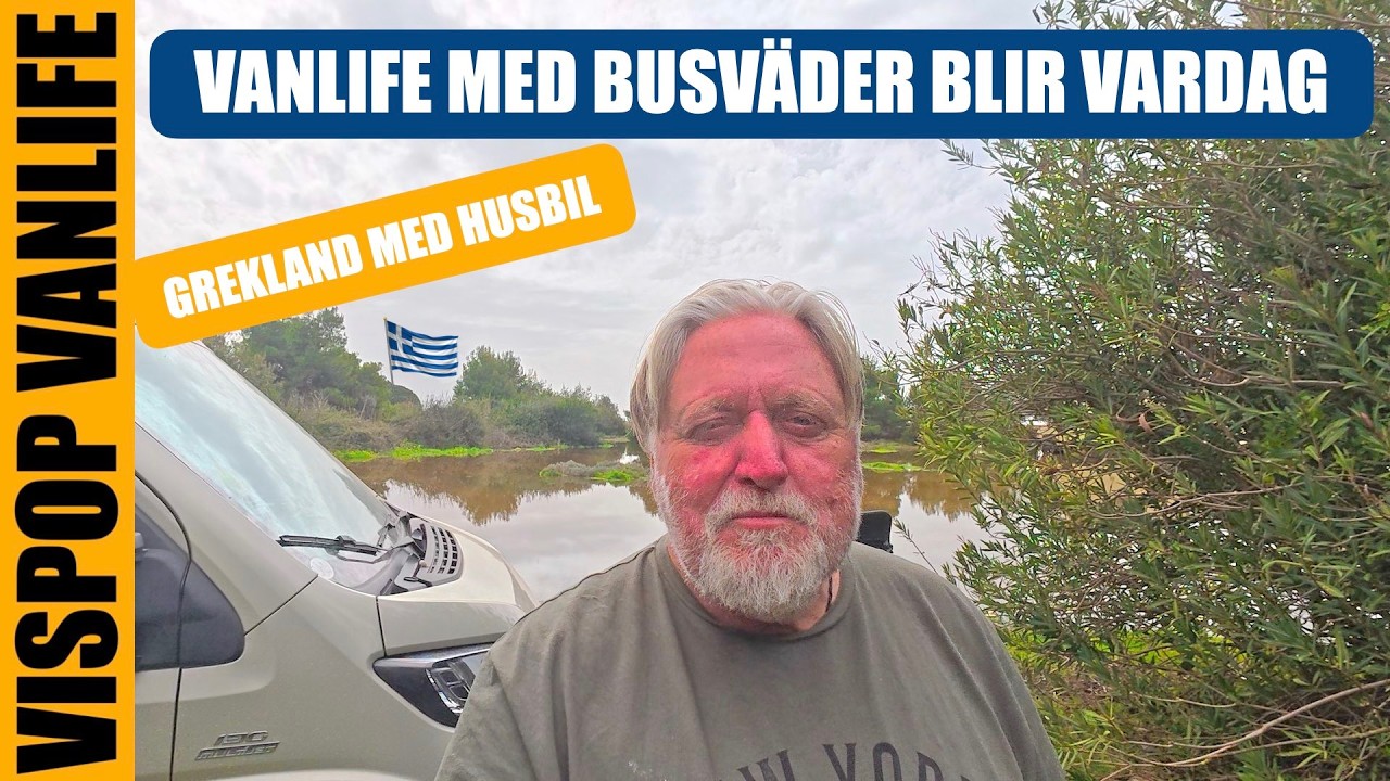 S5 E21   Busvädret från Portugal och Spanien når Grekland men jag rullar på