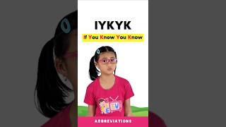 ABBREVIATIONS! 🤯 LOL, IYKYK, GTG & more! #LearnEnglish #ESL #Vocabulary