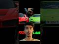 Ferrari VS Lamborghini😎#ferrari #lamborghini #supercars #carfact #luxurycars #exoticcar #viral#short