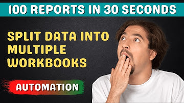 Split Data into Multiple Files (Workbooks) in Excel VBA | Vivekananda Sinha | Video 156