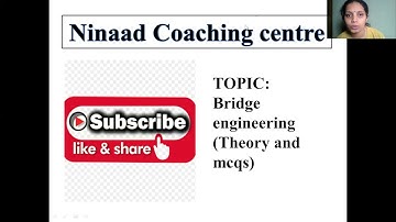 Bridge engineering(Theory and mcqs)