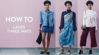 How to Layer Three Ways | Nordstrom screenshot 3