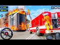 Fire Truck City Rescue Simulator - US Emergency 911 Ambulance Driving 3D - Android Gameplay part -28