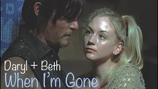 Daryl + Beth - When I’m Gone (The Walking Dead)