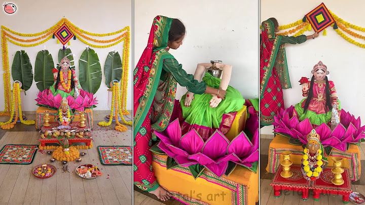 Indian traditional rituals - Lakshmi Puja - Hindu Deity - supreme goddess of Vaishnavism