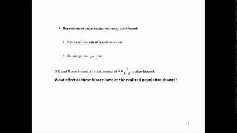 Subhash Lele, U of Alberta, Estimating Realized Population Change in Caribou
