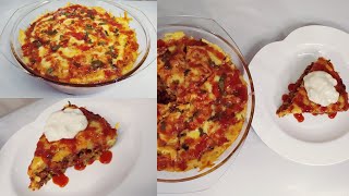 Best Cheesy Potato And Beef Dinner Recipe | Potato And Mince Bread