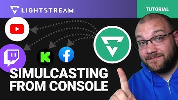 Simulcast from PS4/PS5/Xbox without a Streaming PC using Lightstream!