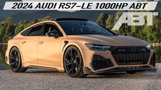 WORLD PREMIERE with 1000HP! 2024 AUDI RS7LE 1000 ABT  The most powerful ABT car ever! New tech!