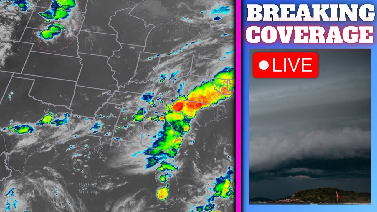 🔴BREAKING WEATHER: Extreme Damaging Winds, Very Large Hail & Tornado ...