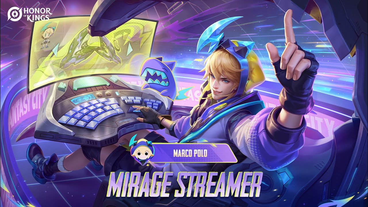 Mirage Streamer Marco Polo | Skin Showcase | Honor of Kings Indonesia