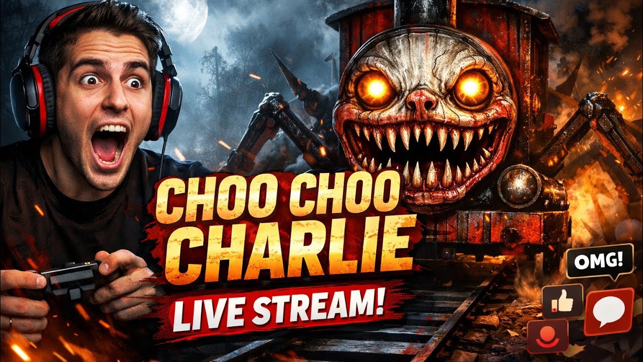 Choo choo charlie Game Live streaming YouTube