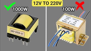 Maak een 12V naar 220V 1000W omvormer met behulp van een SMPS-transformator