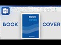 Minimalistic book 📖 📕 📚 cover in Microsoft Word - tutorial for beginners (how to, DYI)