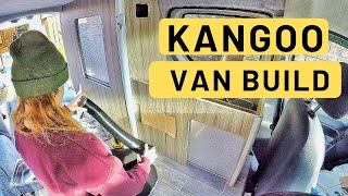 RENAULT KANGOO CAMPER VAN BUILD - PART 5 - Wardrobe And Kitchen Unit